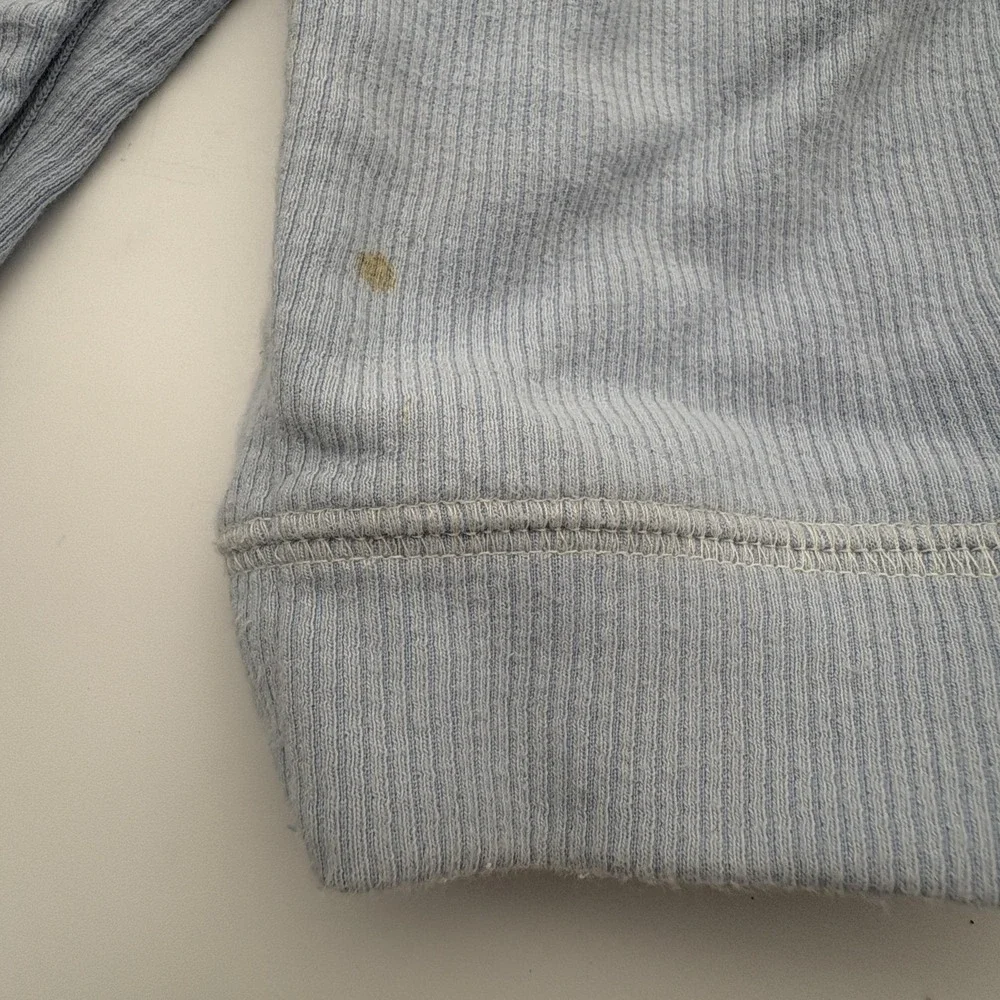 Esprit Coverall Girls 9-12M‎ Blue Striped Knit Sleeveless One Piece Zip Front